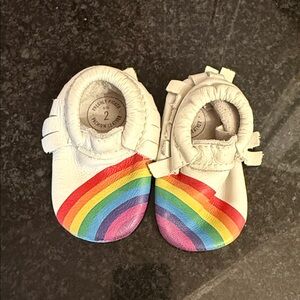 Freshly Picked White Rainbow Moccasins - HARD TO FIND